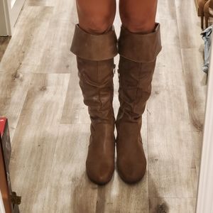 Aldo faux leather boots